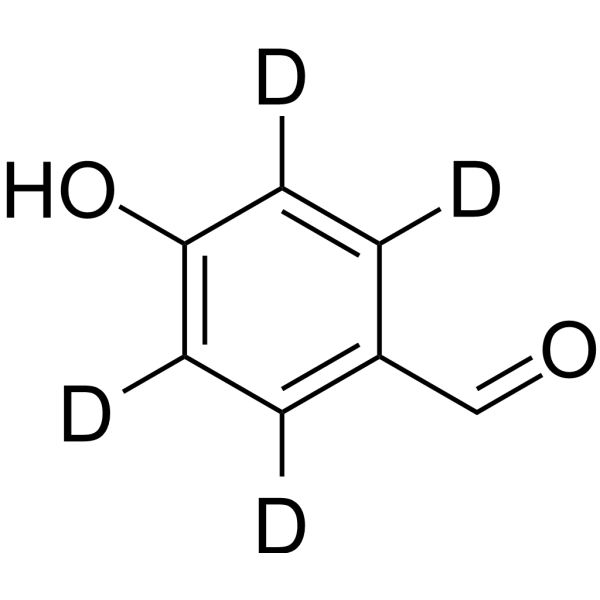 p-Hydroxybenzaldehyde-d4 (para-hydroxybenzaldehyde d4) 284474-52-8
